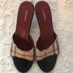 Burberry Fabric Sandals
